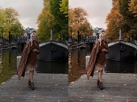 FashionPhotoLab Autumn Presets - before-after - preset 3