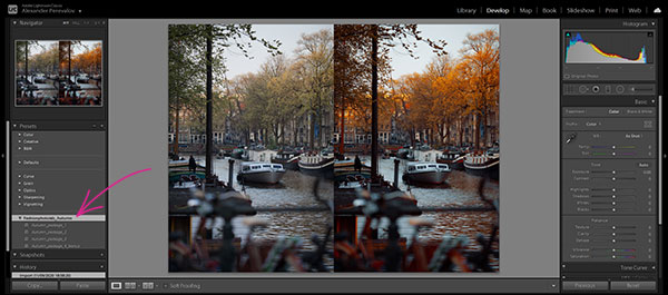 How to install Llightroom presets step 3