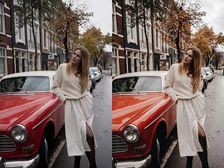 FashionPhotoLab Autumn Presets - before-after - preset 1