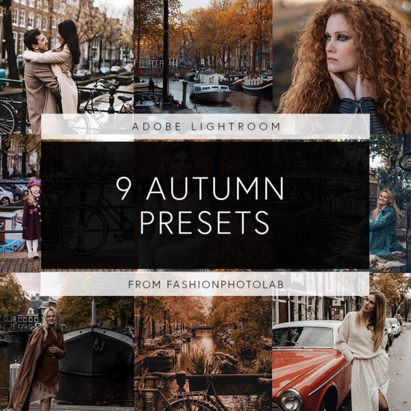FashionPhotoLab - 9 unique autumn presets for Adobe Lightroom
