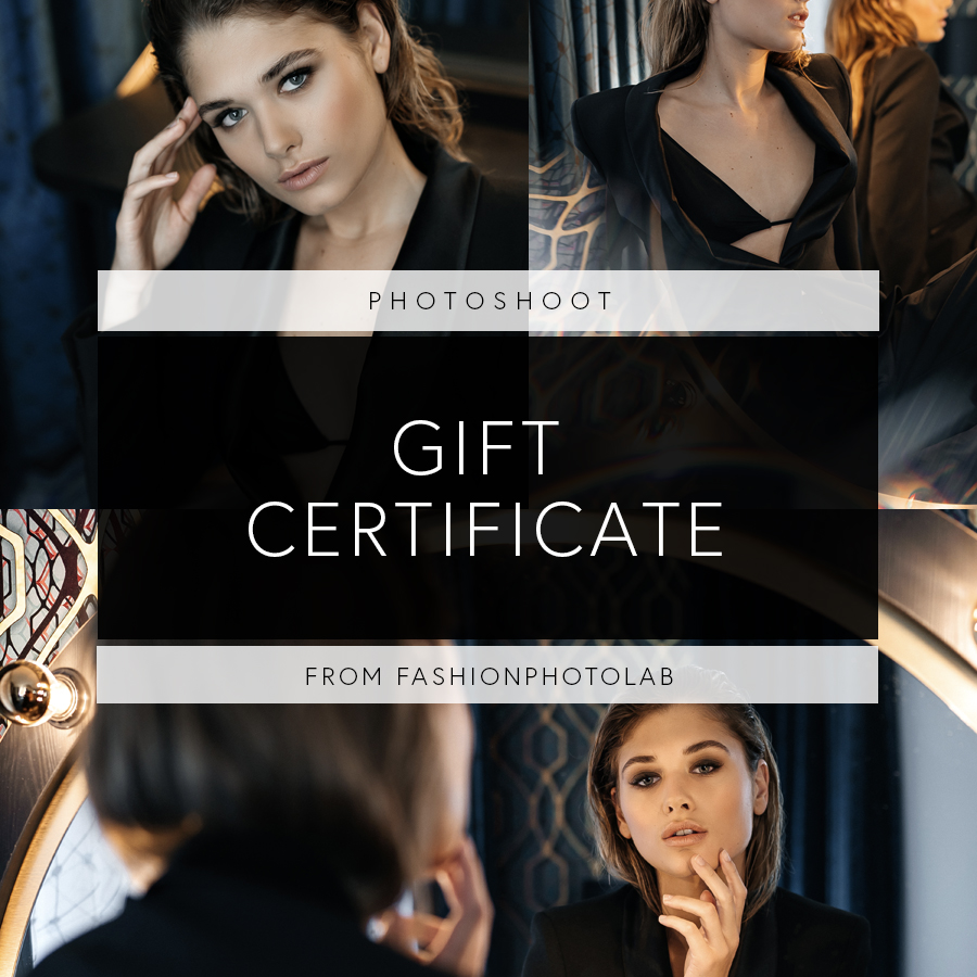 FashionPhotoLab - photoshoot gift certificate