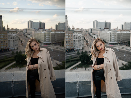 FashionPhotoLab Clean Colors Preset Before-After - preset 1